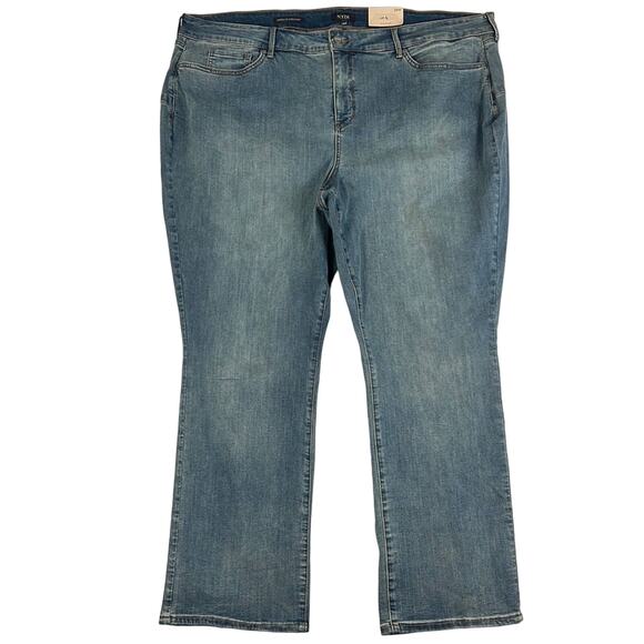 NYDJ Women's Plus Size Marilyn Straight Leg Jeans LIFT x TUCK  Size 28W NWT - Picture 3 of 11